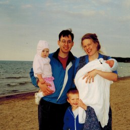 1997 David and Angela and Three Oldest 1997